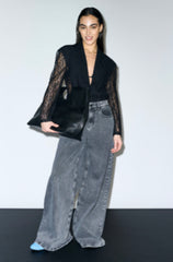 IVY-Tyla Oversize Jeans Wash Faded Grey Cannes