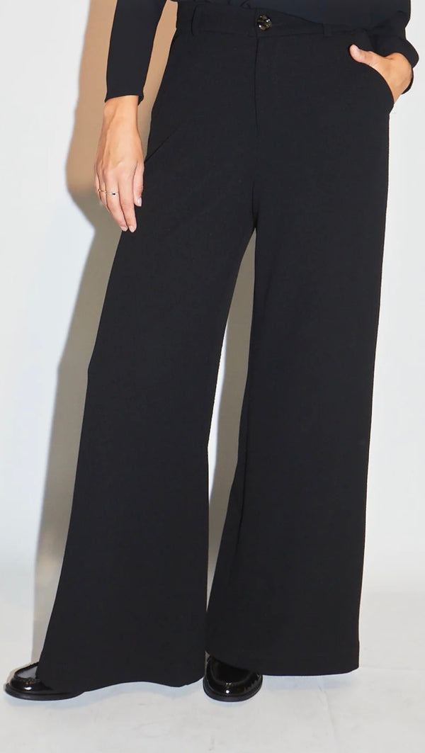 RE/BORN ANTWERP | Charlie Viscose – Dark Blue Pantalon