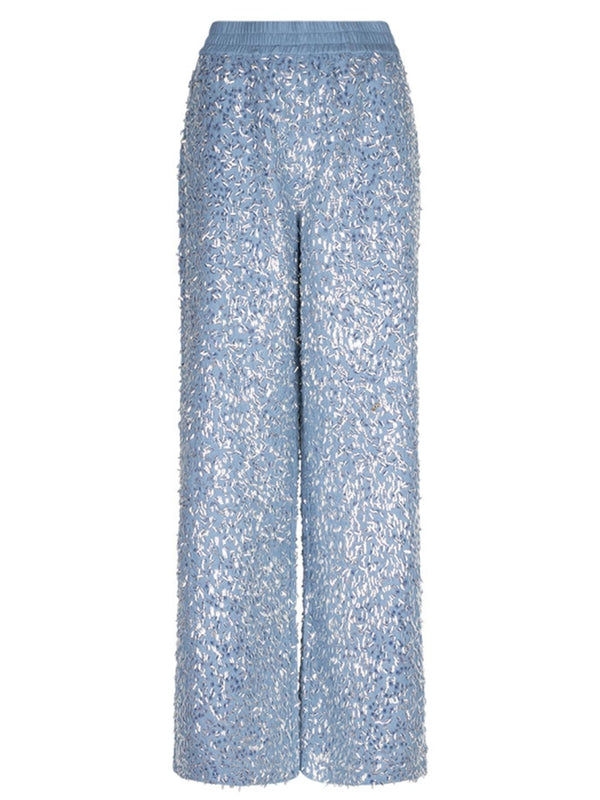 Dante 6 WIDE LEG PAILLETTEN JEANS
€ 229,00
Dante6-Uzuma denim pailletten broek met elastische band