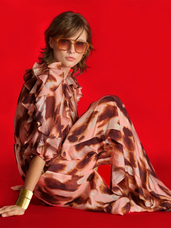 Dante 6 BOHO MAXI-JURK
€ 289,00
Dante6-Anzur boho print maxi-jurk met elastische taille