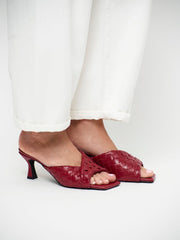 Dante6-Moyra Leren muiltjes met hak