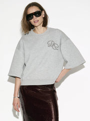 Dante6-Fallon kimono-stijl logo sweater