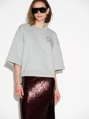 Dante6-Fallon kimono-stijl logo sweater