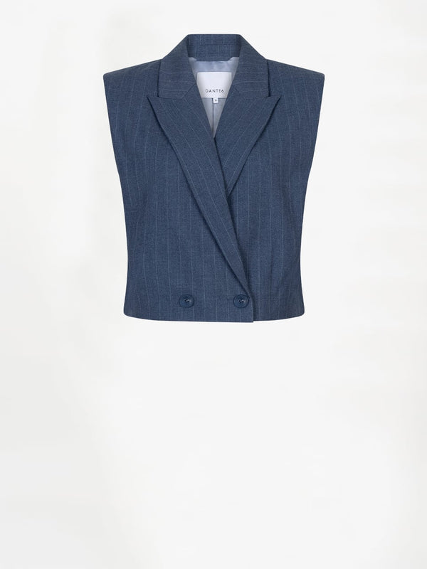 Dante6-Jarod gilet met krijtstreep