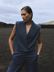 Dante6-Alain broek met krijtstreep