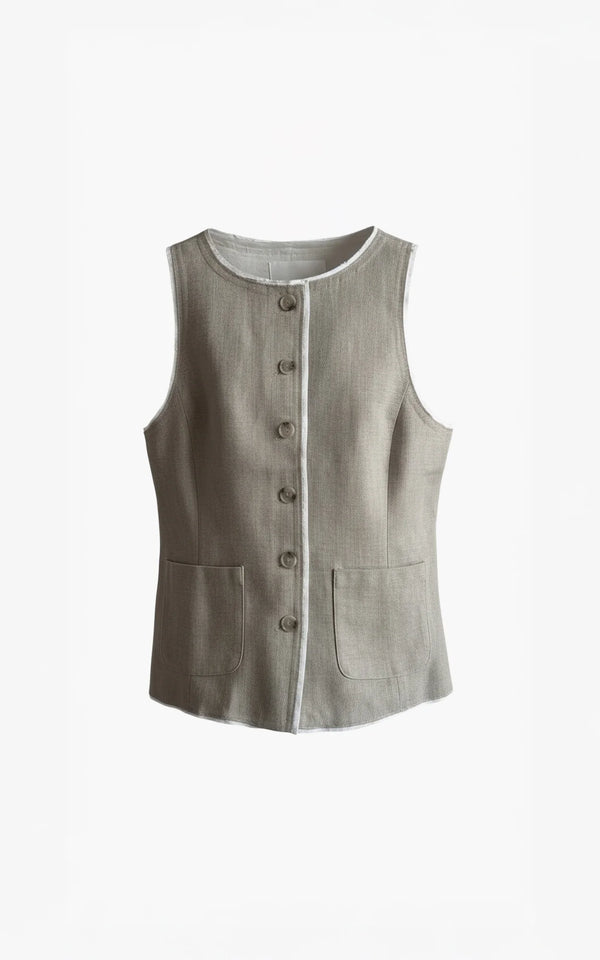 Aimée ARIAS6 WAISTCOAT | SAND