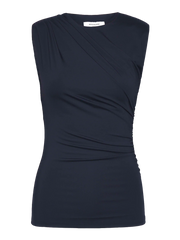 RWBillie SL Drape Top blauw