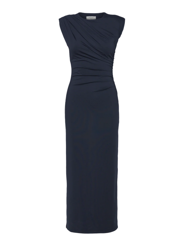 RWBillie SL Drape Long Dress donkerblauw