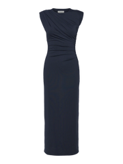 RWBillie SL Drape Long Dress donkerblauw