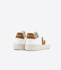 Veja V-12 LEATHER WHITE CAMEL