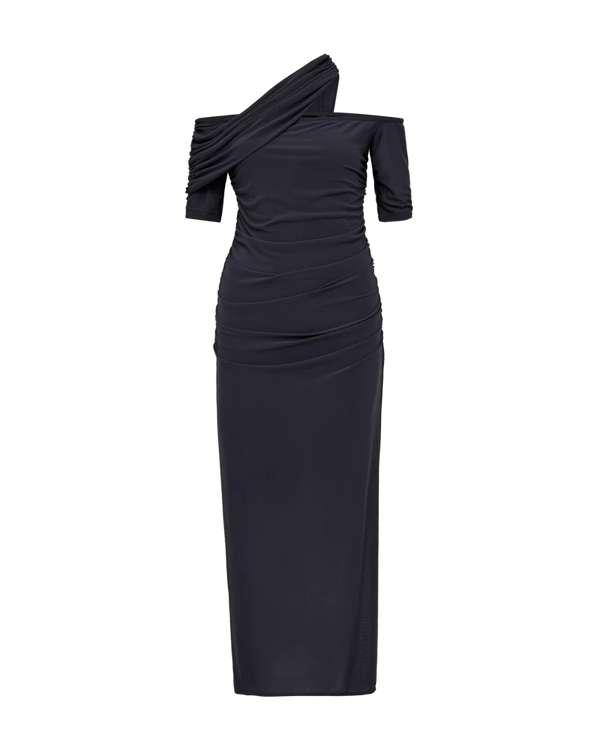 Copenhagen muse CMMEJSE - OFF-SHOULDER DRESS IN BLUE