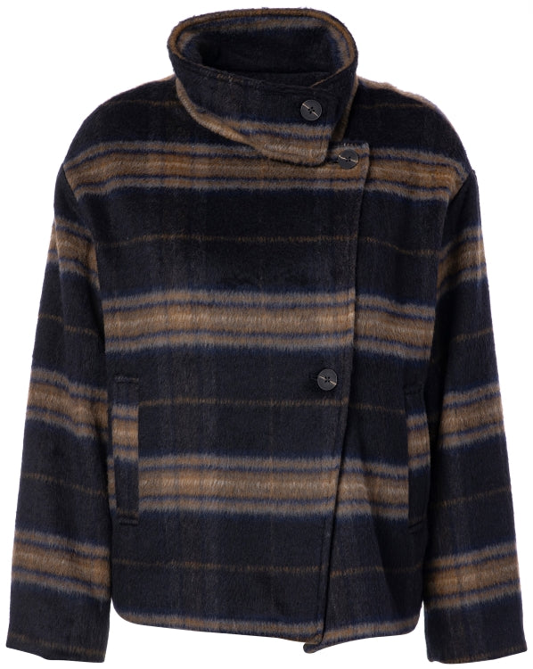 JC Sophie blue check patty jacket