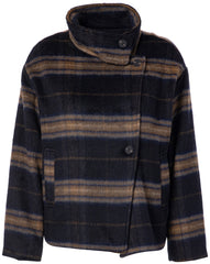 JC Sophie blue check patty jacket