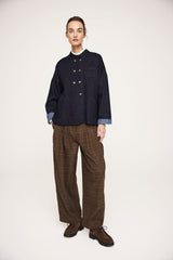 JC Sophie brown check Paula trouser