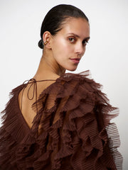 Dante 6 RUFFLE TULE TOP
€ 199,00
Dante6-Phora ruffle tule top met volumineuze