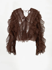 Dante 6 RUFFLE TULE TOP
€ 199,00
Dante6-Phora ruffle tule top met volumineuze
