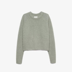 Alchemist-Sage Groene Alpaca Sweater Sesame